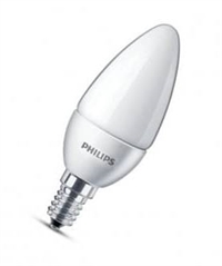 Philips LEDcandle E14 mat 1,7 Watt ( 15 Watt) | Pakke med 4 stk.
